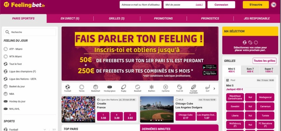 Feelingbet : un bookmaker hors ARJEL avec un bonus unique
